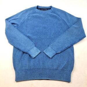 Tommy Hilfiger heathered fade blue crew neck sweater